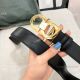 2019 Copy Salvatore Ferragamo Men Belt Black Leather and Gold Buckle (4)_th.jpg